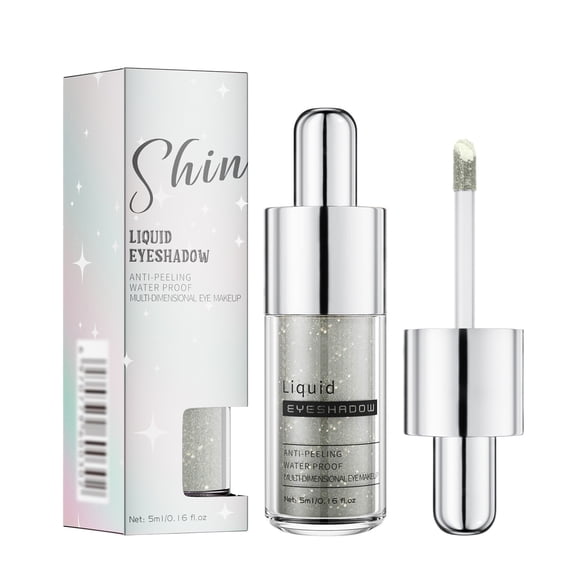 Eye Shadow Liquid, Waterproof Eye Shadow, Long-Lasting High Saturation Eye Makeup, Multi-Functional Eyeliner and Highlighter with Gentle Plant-Based formula for Sensitive Skin