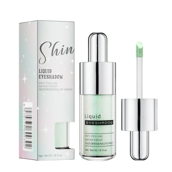 Eye Shadow Liquid, Waterproof Eye Shadow, Long-Lasting High Saturation Eye Makeup, Multi-Functional Eyeliner and Highlighter with Gentle Plant-Based formula for Sensitive Skin