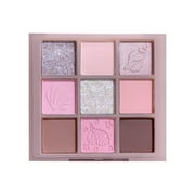 Eye Shadow Palette, Shimmery Eyeshadow, Long Lasting Colorful Eye Makeup, Multi-Use Durable Texture for Eye Contouring and Face Highlighting
