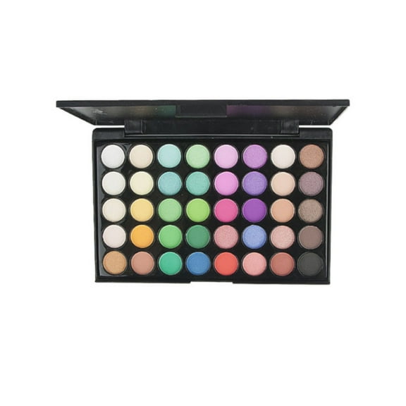 Eye Shadow Palettes New 40 Color Eye Shadow Pearlescent Earth Tone Eye Shadow Box Makeup Multicolor Eye Shadow Tray. Eye Makeup Clearance