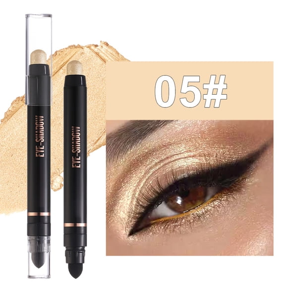 Eye Shadow Pencil, Long Lasting Matte Cream Eyeshadow Stick, Waterproof and Blendable Eye Makeup, Smudge Resistant with Applicator, 8 Color Set, 2g