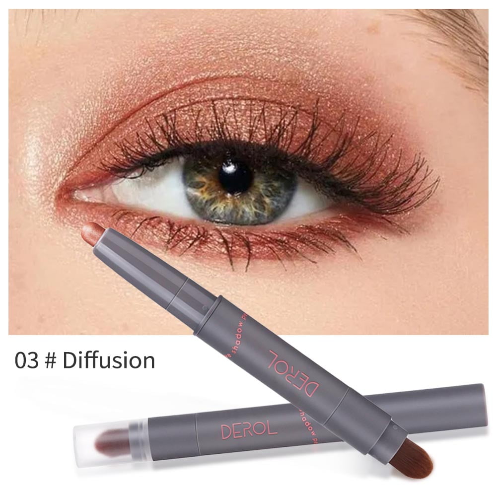 Eye Shadow Stick Rotatable With Brush Head Pearl Not Easy To Smudge ...