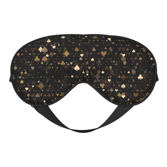 Eye Sleep Mask for Women Men - Casino Adjustable Soft Buckle Travel Eye Masks for Sleep Mask Blackout, Sleeping Mask for Women Men, Funny Blindfolds for Party Games