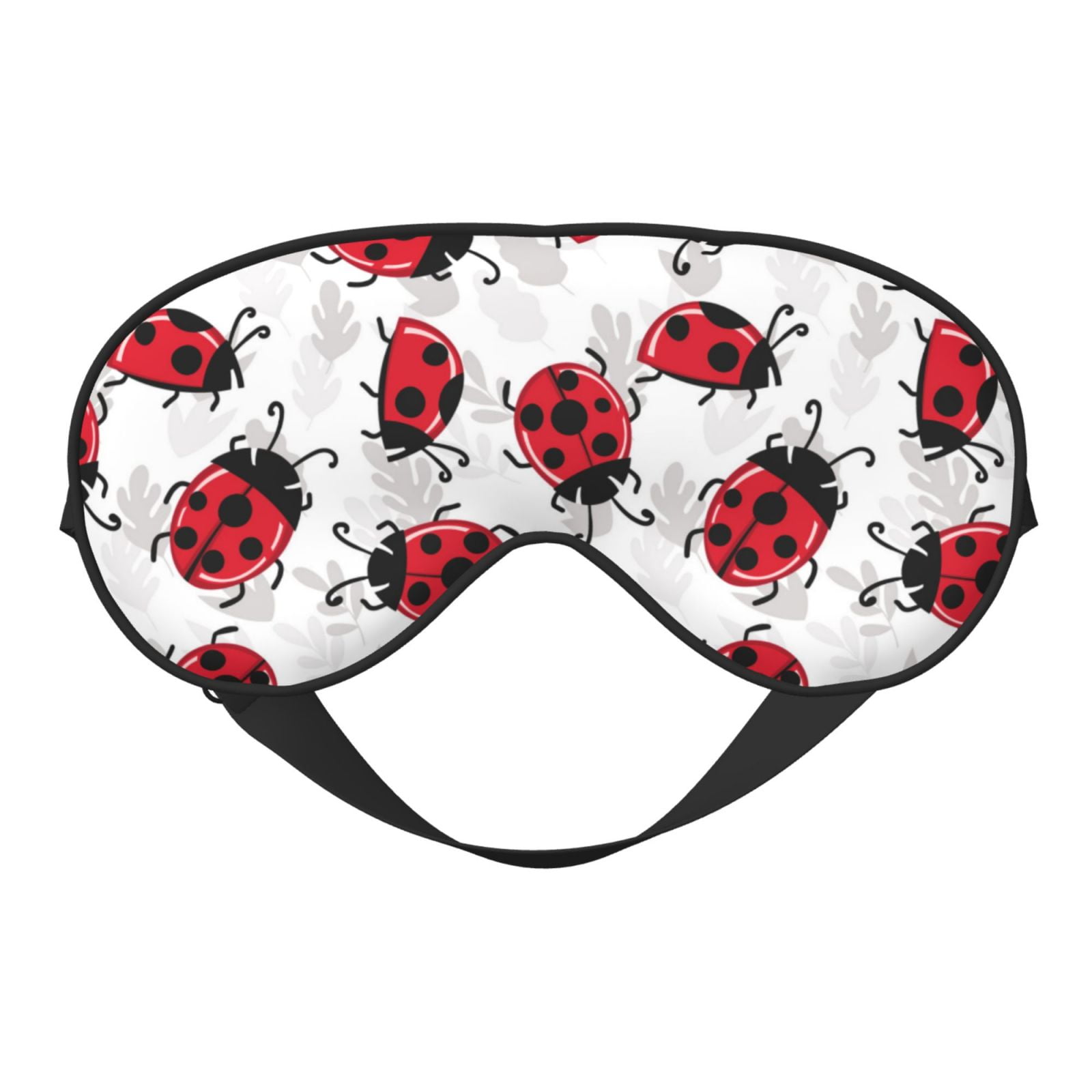 Eye Sleep Mask for Women Men - Cute Fashion ladybug Adjustable Soft Buckle Travel Eye Masks for Sleep Mask Blackout, Sleeping Mask for Women Men, Funny Blindfolds for Party Games