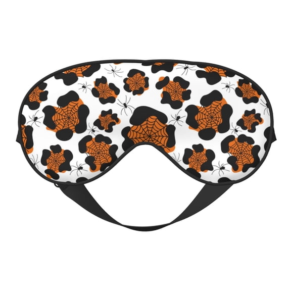 Eye Sleep Mask for Women Men - spiders web halloween Adjustable Soft Buckle Travel Eye Masks for Sleep Mask Blackout, Sleeping Mask for Women Men, Funny Blindfolds for Party Games