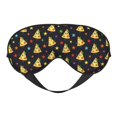 Eye Sleep Mask for Women Men, Cute Pizza Starry Sky Soft Travel Eye
