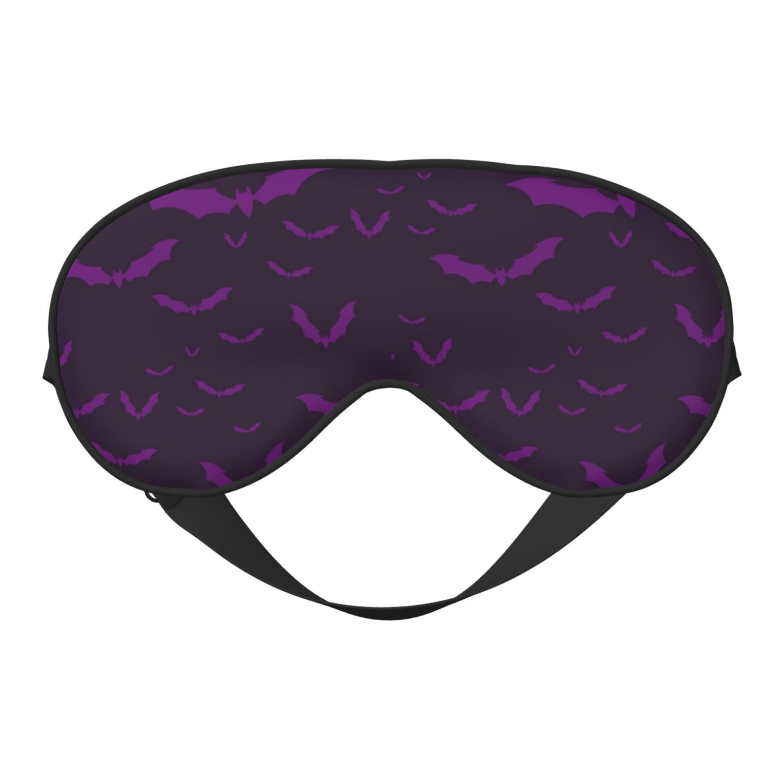 Eye Sleep Maskfor Women Men bats Violet purple cool Soft Travel Eye