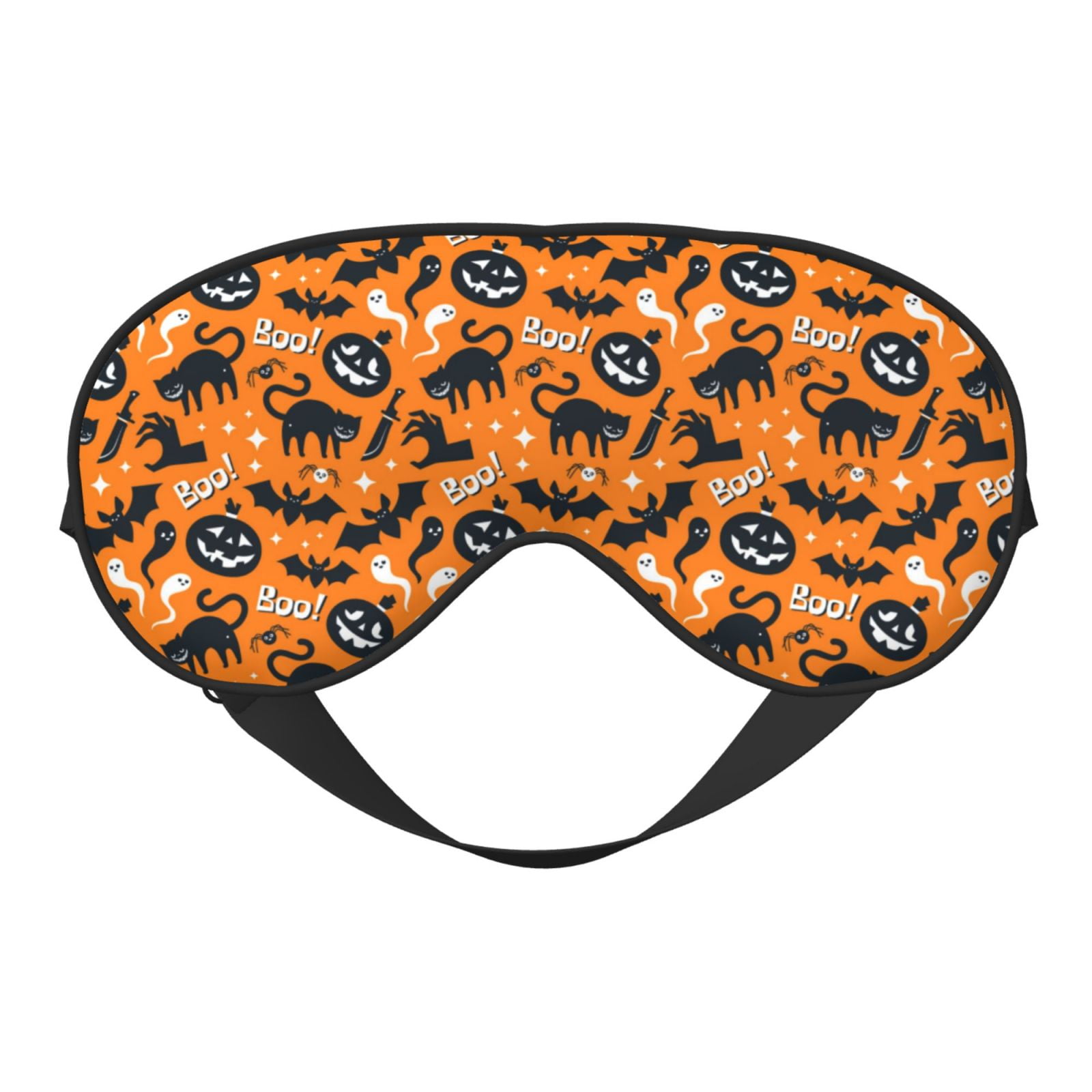 Eye Sleep Maskfor Women Men halloween pumpkins fun print Soft Travel