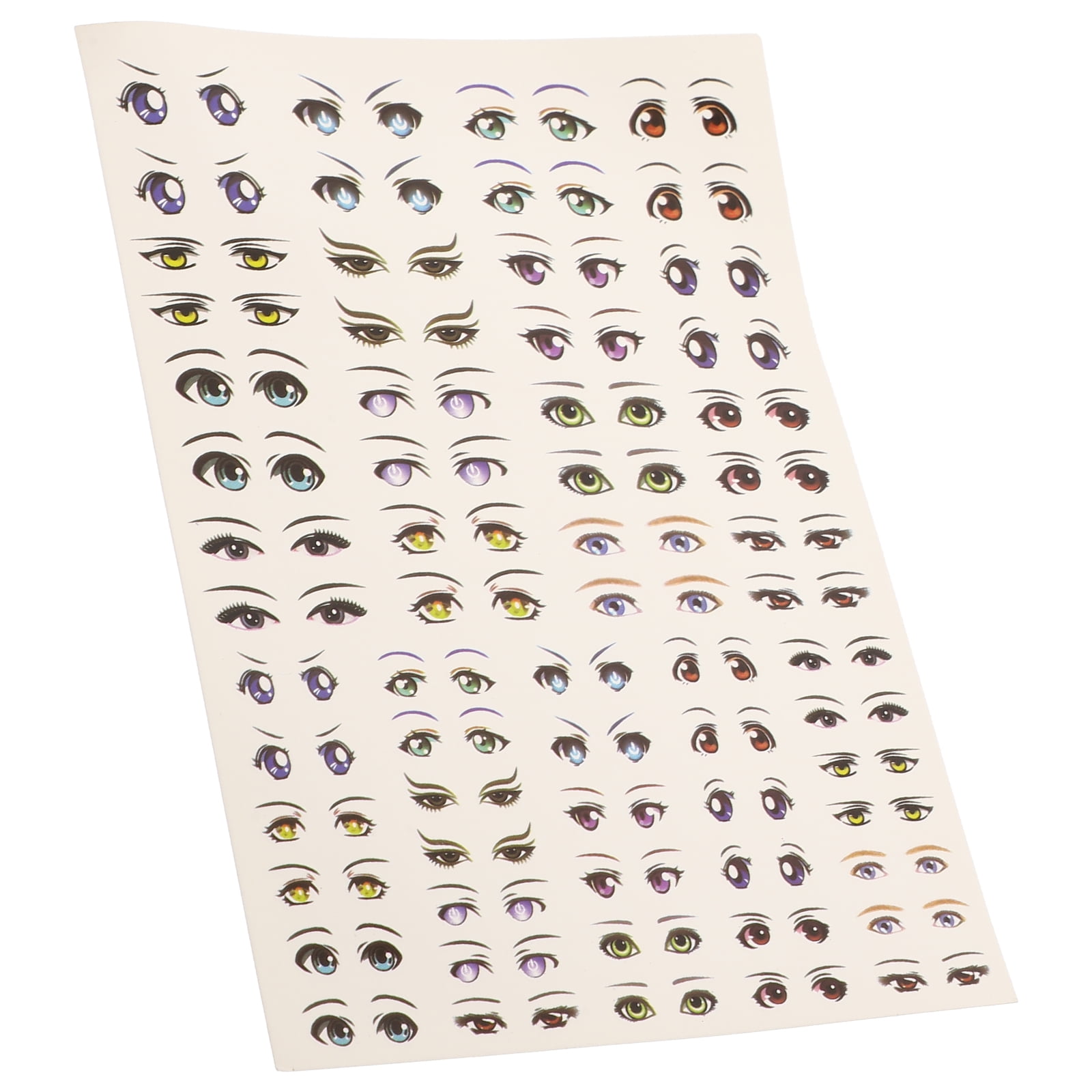 Eye Stickers Labels Paper Handmade Child Animation Decals Eyeball ...