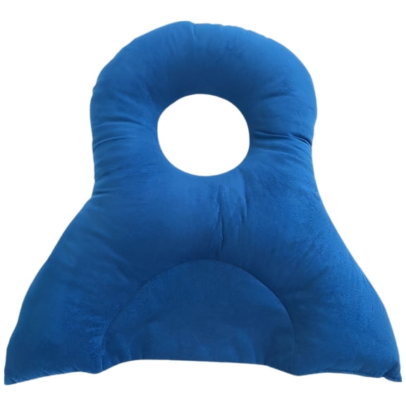 Eye Surgery Prone Pillow for Retinal Detachment, Vitrectomy Recovery, Ergonomic Support, Less Pressure Face Down Pillow, Blue