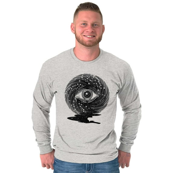 Eye Symbolic Celestial Spiritual Long Sleeve TShirt Men Women Brisco Brands X