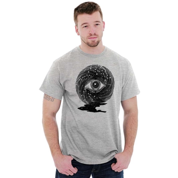 Eye Symbolic Celestial Spiritual Men's Graphic T Shirt Tees Brisco Brands M
