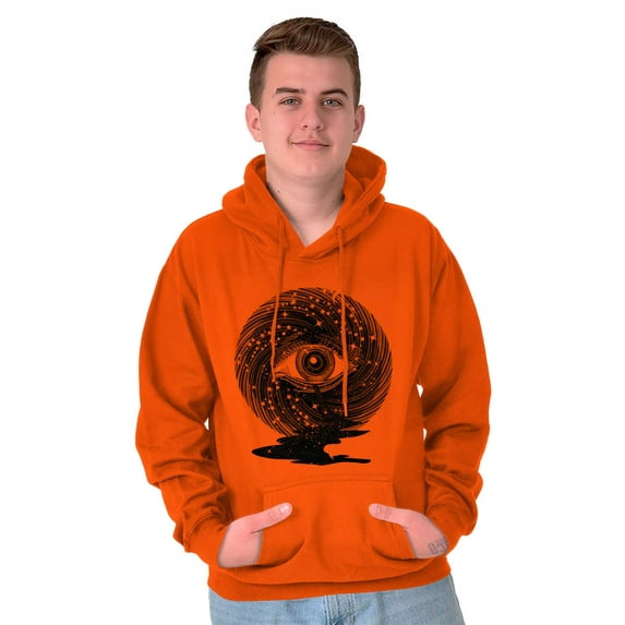 Eye Symbolic Celestial Spiritual Unisex Plus Fleece Graphic Hoodie Brisco Brands 2X