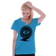 thumbnail image 1 of Eye Symbolic Celestial Spiritual Womens Slim Fit Graphic Tee Brisco Brands S, 1 of 5