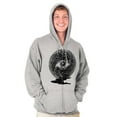 thumbnail image 1 of Eye Symbolic Celestial Spiritual Zip Up Hoodie Men's Women's Brisco Brands X, 1 of 6