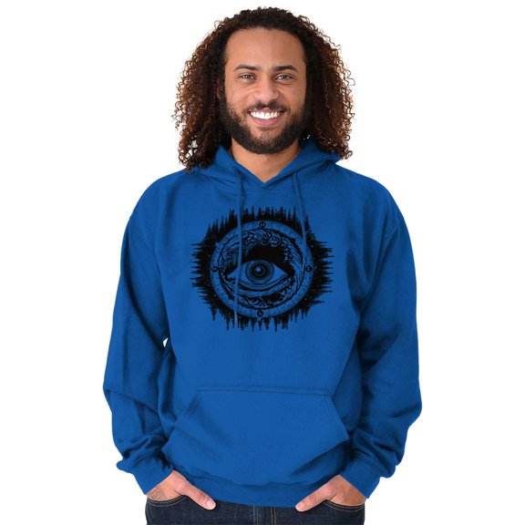 Eye Symbolic Spiritual Compass Hoodie Sweatshirt Women Men Brisco Brands S