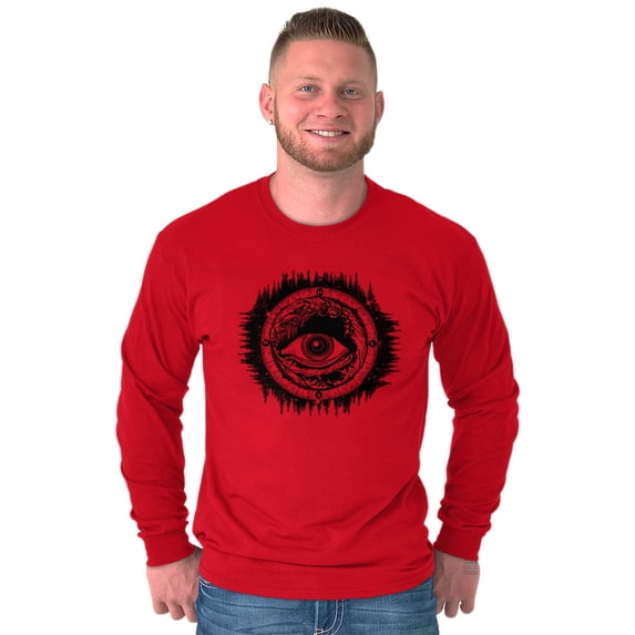 Eye Symbolic Spiritual Compass Long Sleeve TShirt Men Women Brisco Brands X
