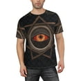 thumbnail image 1 of Eye Tool Band Rock T-Shirt for Men Novelty 3D Pritneted Casual Short Sleeve Tees Shirt Summer Street T Shirt Top, 1 of 7