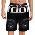 thumbnail image 1 of Eye Tool Band Short Sweatpants Summer Daily Cozy Lounge Shorts 3D Printed Beach Shorts Sweatpants With Drawstring And Pockets, 1 of 7