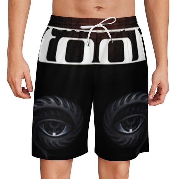 Eye Tool Band Short Sweatpants Summer Daily Cozy Lounge Shorts 3D Printed Beach Shorts Sweatpants With Drawstring And Pockets