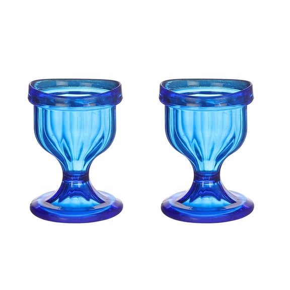 Eye Wash Cup Set of 2 BLUE COLOR, for Keep Your Eyes Clean and Healthy - HealthGoodsIn