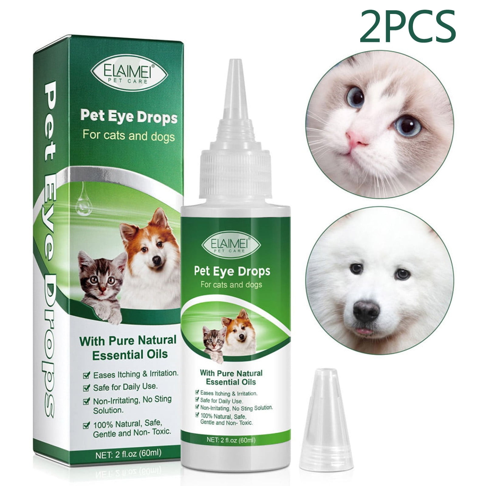 Eye Wash,Dog Eye Drops,Dog Eye Infection Treatment,Eye Drops for Dogs