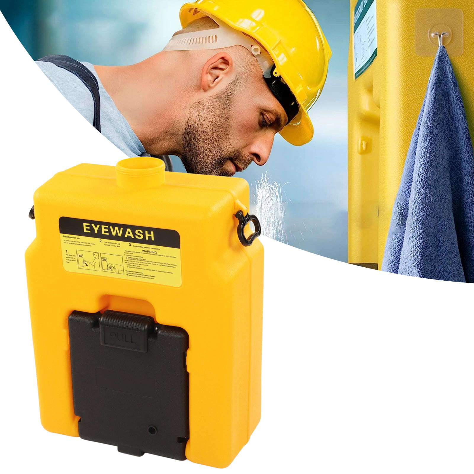 Eye Wash Station, Sturdy Emergency Eye Wash Station 53L For Laboratory