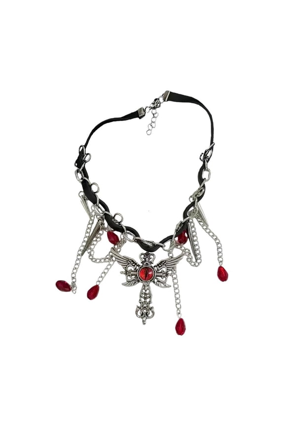 Eye Wing Designs Alloy Necklace Adjustable Clavicle Chain Casual Elegant Jewelry