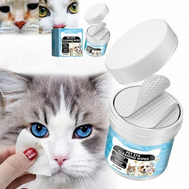 Eye Wipes For Cats And Dogs Gentle Pet Tear Stain Remover Pad