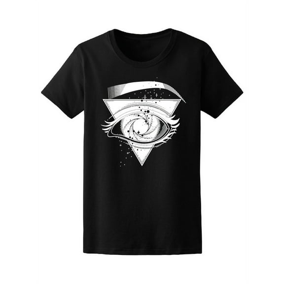 Eye With Black Hole Vortex T-Shirt Women -Image by Shutterstock, Female Small