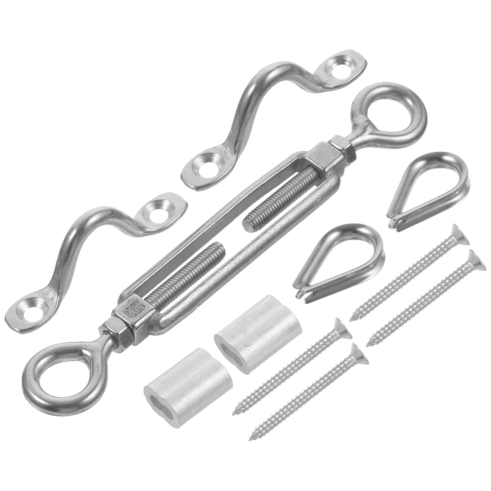 Eye and Eye Turnbuckle Light Duty Wire Rope Tension Weather Resistant