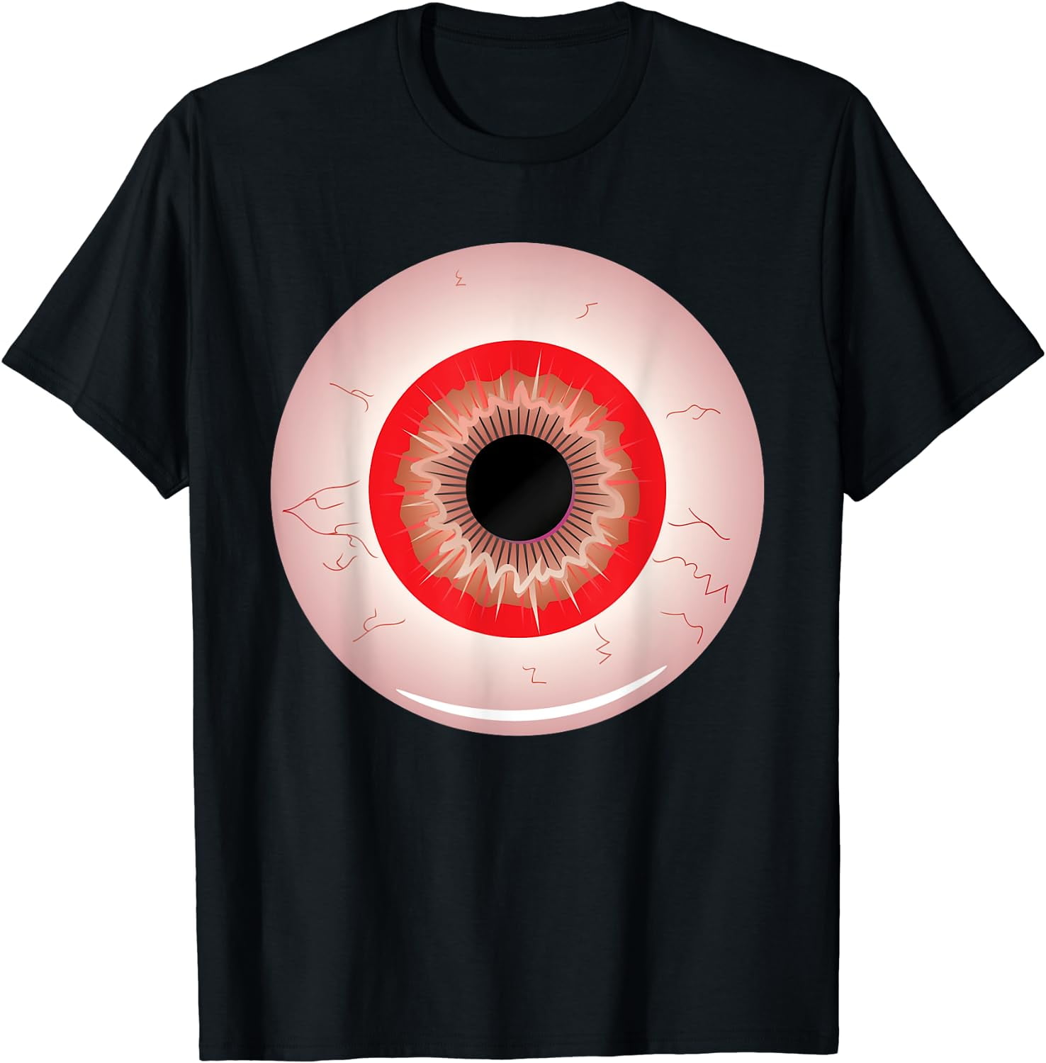 Spooky Scary Eyeball Funny Halloween Eyeball T-Shirt