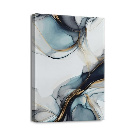 Eye-catching Abstract Art Vibrant Canvas Wall Décor for Living Room, Bathroom, Bedroom (12X16inch)