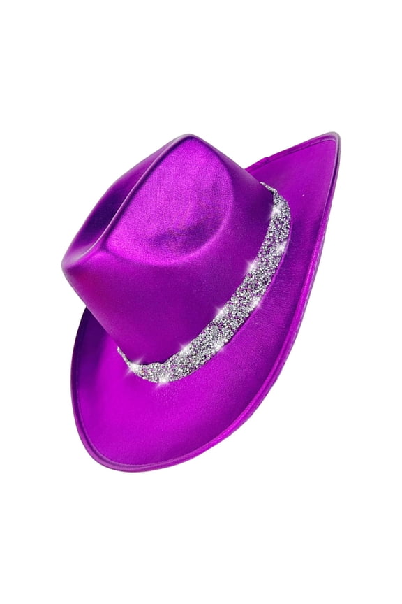 Eye-catching Crystal Headwear Bride Hat Panama Hat for Bachelorette Party Headwear for Club Stage Shows