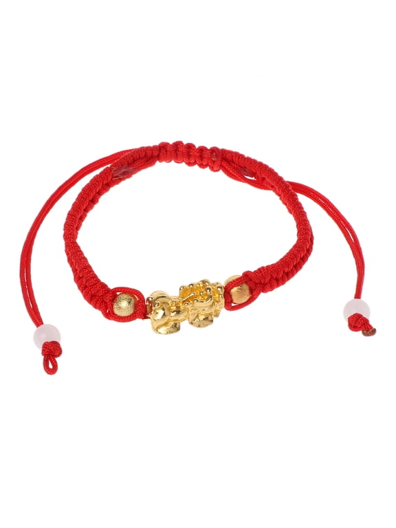 Eye-catching Kabbalah Bracelet Red String String Bracelets Gold Pi Xiu Bracelet