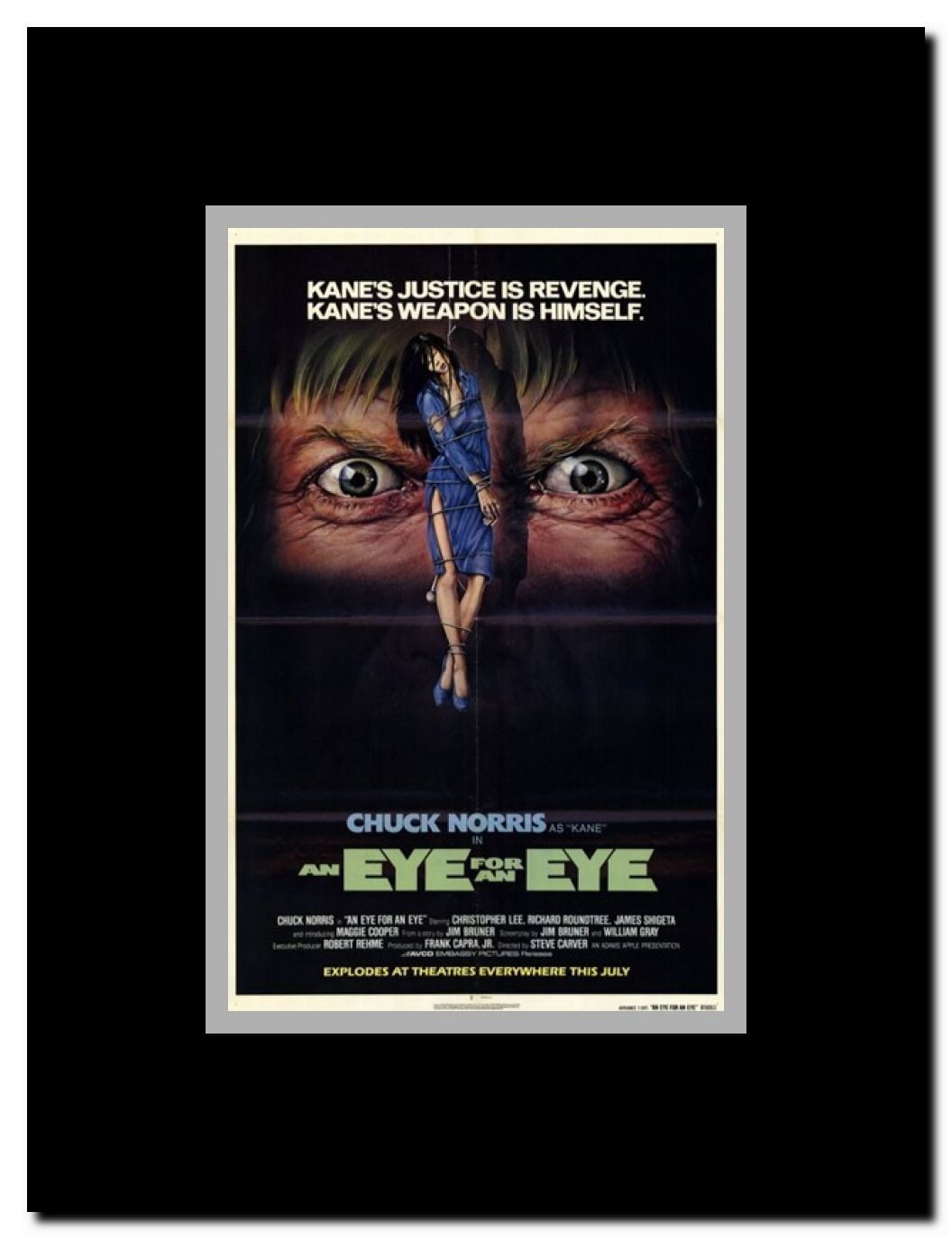 Eye for an Eye an Framed Movie Poster