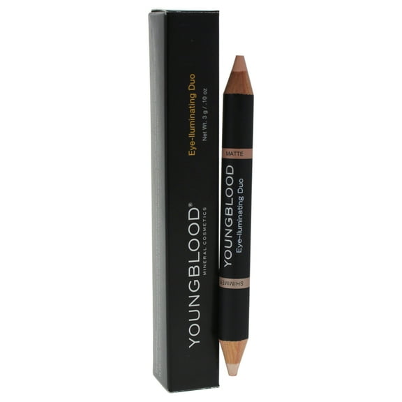 Eye-lluminating Duo Pencil - Shimmer/Matte by Youngblood for Women - 0.10 oz Eyeshadow & Highlighter