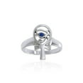 thumbnail image 1 of Eye of Horus Ankh 925 Sterling Silver Ring Fine Egyptian Eternal Life Jewelry, 1 of 3