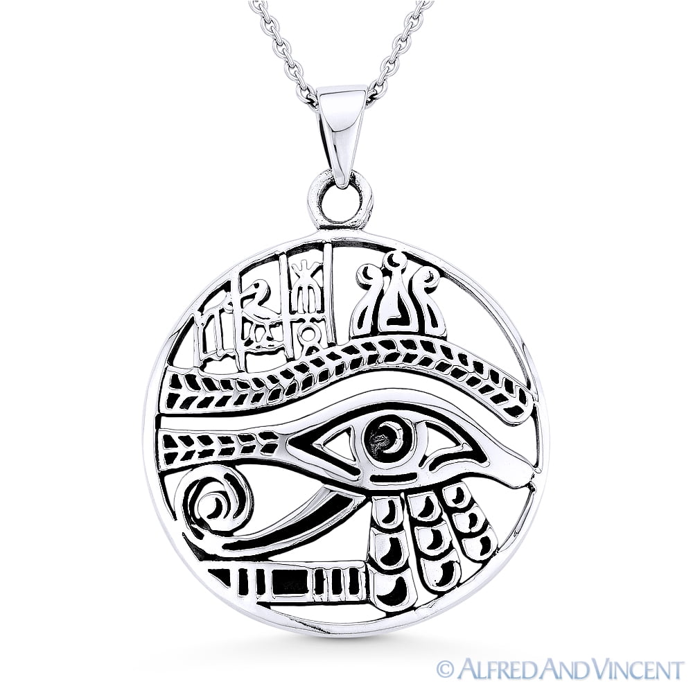 Unisex Eye of Horus Pendant Necklace - Ancient Egyptian Eye - UK Stock |  eBay