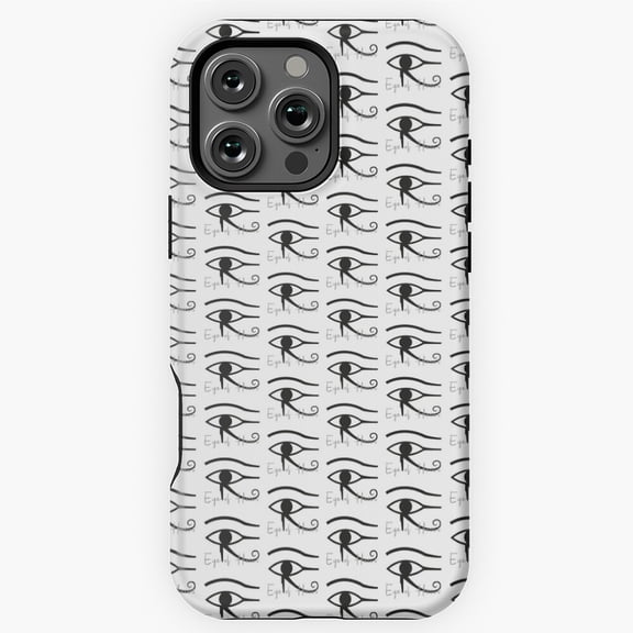 Eye of Horus Egyptian Symbol Art Phone Case for iPhone 16 15 14 13 12 11 Pro Max - Minimalist Phone M97