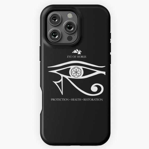 Eye of Horus Egyptian Symbol Art Phone Case for iPhone 16 15 14 13 12 11 Pro Max - Stylish Phone M97