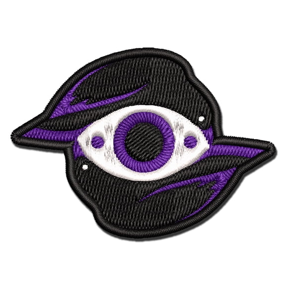 Eye of Odin Ravens Viking Norse Applique Multi-Color Embroidered Iron-On Patch - 2.5 Inch Small