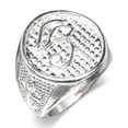 thumbnail image 1 of Eye of Ra .925 Sterling Silver Signet Ring, 1 of 1
