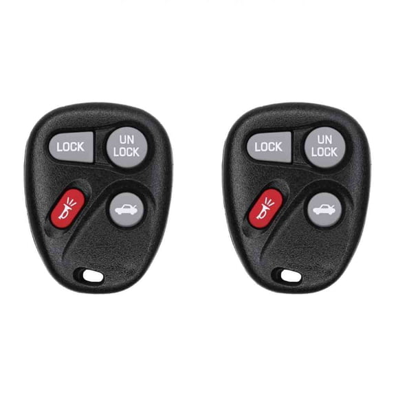 Eye4Techs Car Key Fob Keyless Entry Remote for Oldsmobile Aurora 1997 FCC KOBUT1BT Part Number 25628814 25668603 25678792 15732805 25656444 25656445 25665574 25665575 Pack of 2