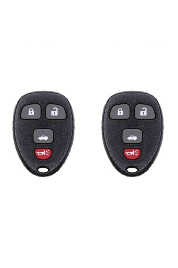 Car Key Fob Keyless Entry Remote for Buick LaCrosse 2006-2009 FCC KOBGT04A Part Number 15252034 Pack of 2