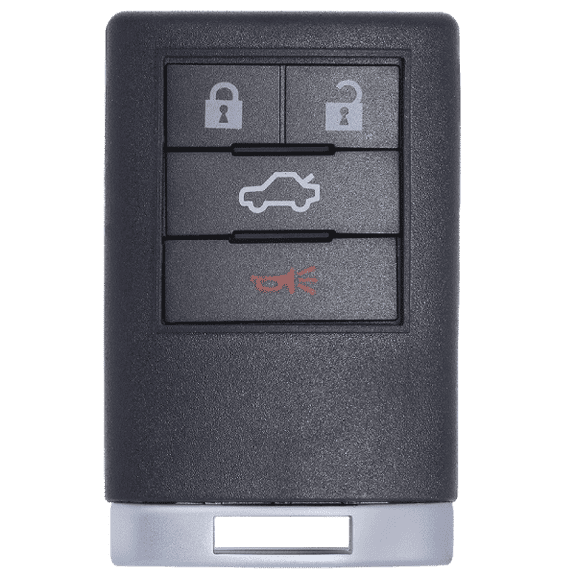Eye4Techs Car Key Fob Keyless Entry Remote for Cadillac CTS 2008 FCC OUC6000066 Part Number 22889449 22889450