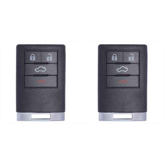 Eye4Techs Car Key Fob Keyless Entry Remote for Cadillac CTS 2011 FCC OUC6000066 Part Number 22889449 22889450 2 Pack
