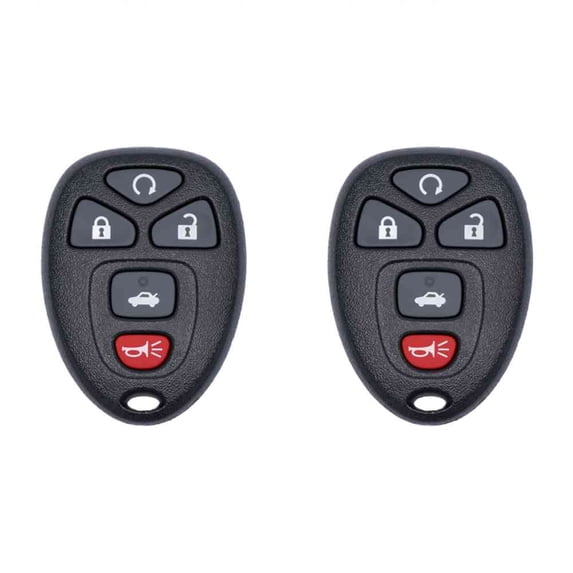 Eye4Techs Car Key Fob Keyless Entry Remote for Cadillac DTS 2006 FCC OUC60270 OUC60221 Part Number 10337867 15912860 20935331 22952176 Pack of 2