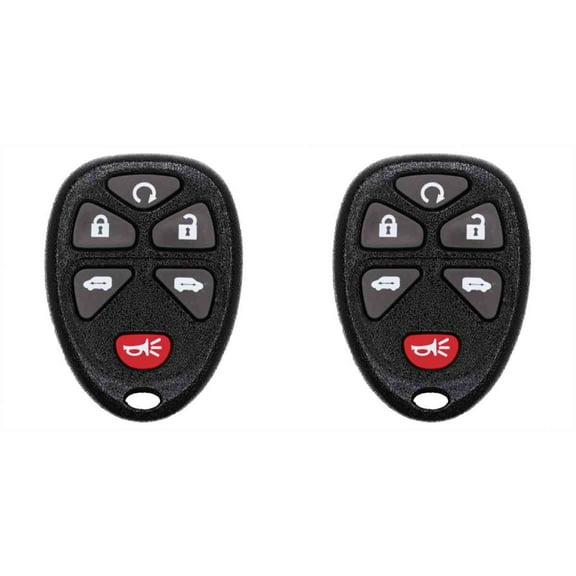 Eye4Techs Car Key Fob Keyless Entry Remote for Chevrolet HHR 2008 FCC KOBGT04A Part Number 15114376 - 2 Pack