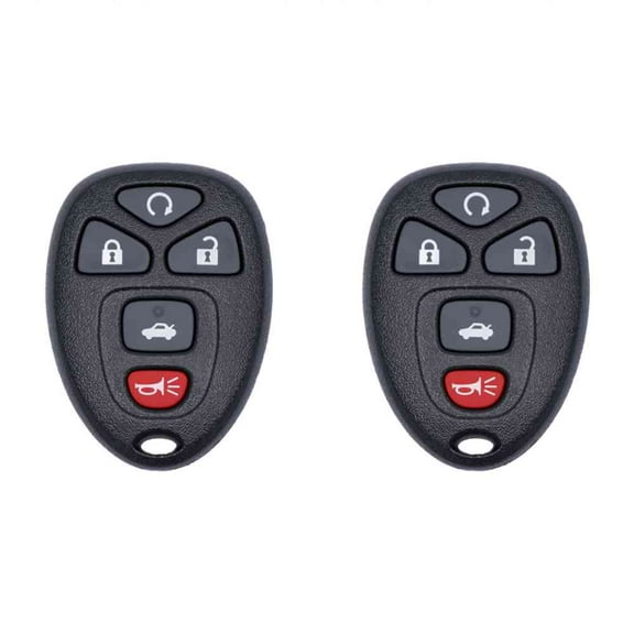 Eye4Techs Car Key Fob Keyless Entry Remote for Chevrolet Impala 2010 FCC OUC60270 OUC60221 Part Number 10337867 15912860 20935331 22952176 Pack of 2
